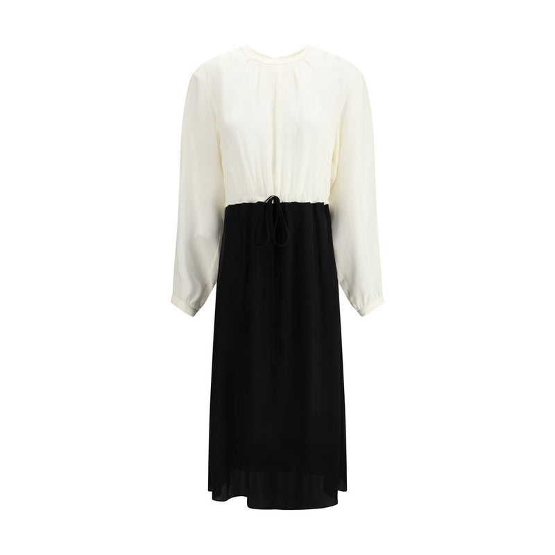 Multicolor Silk Casual Dress