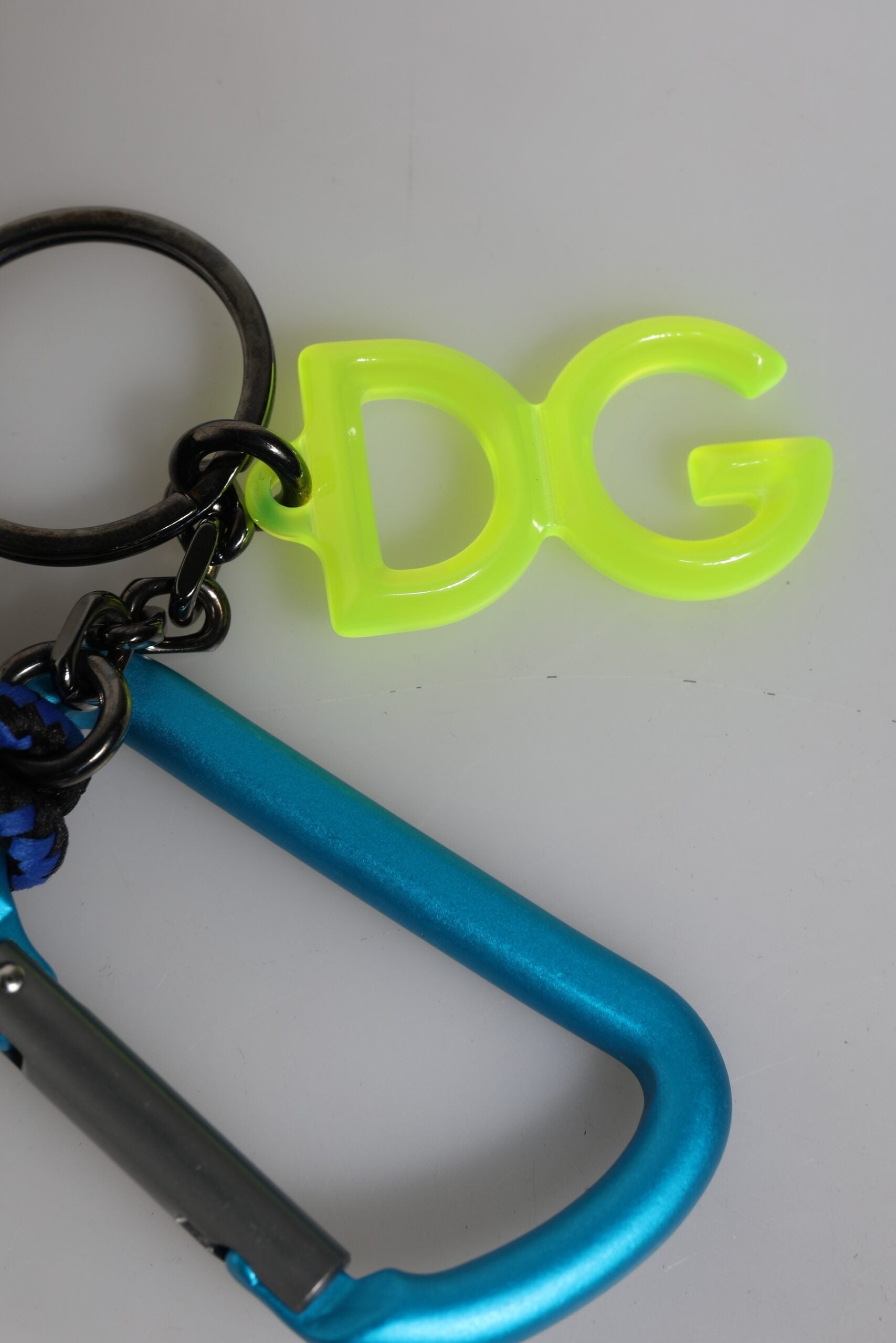 Multicolor Tape String DG Logo Keychain Polyester Keyring-Dolce & Gabbana-LabelTerrace.com