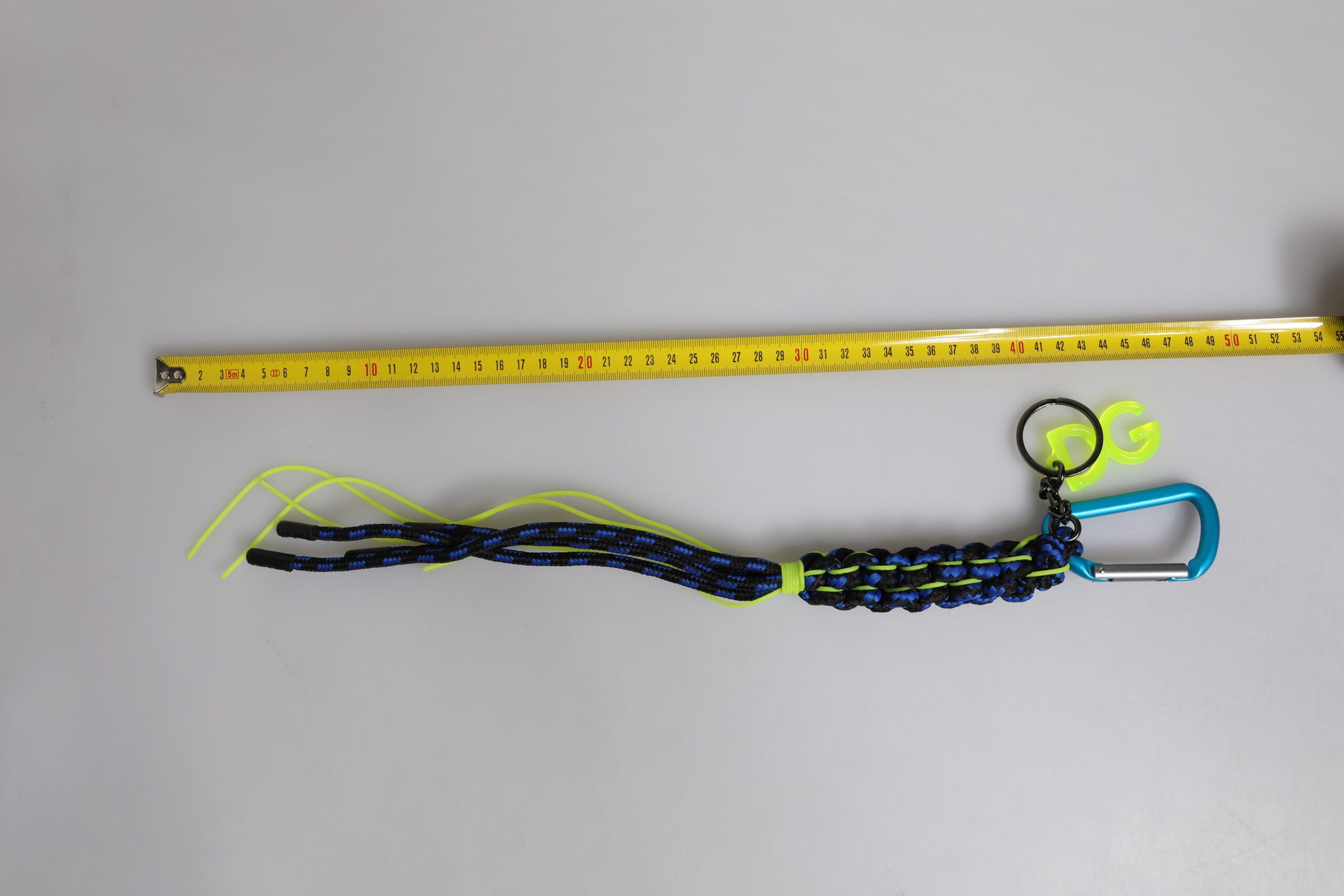 Multicolor Tape String DG Logo Keychain Polyester Keyring-Dolce & Gabbana-LabelTerrace.com