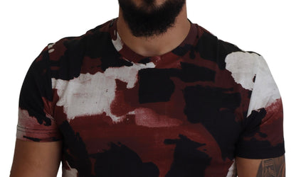 Multicolor Tie Dye Cotton Crew Neck T-shirt