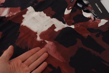 Multicolor Tie Dye Cotton Crew Neck T-shirt