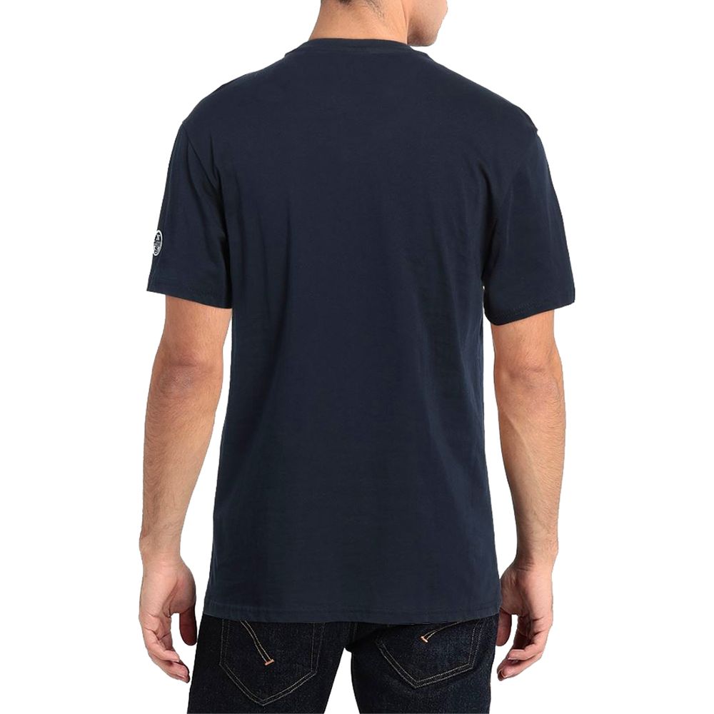 Nautical Nostalgia Navy Cotton Tee-North Sails-LabelTerrace.com