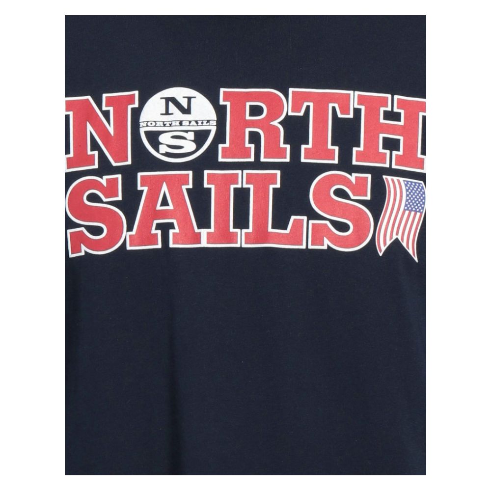 Nautical Nostalgia Navy Cotton Tee-North Sails-LabelTerrace.com