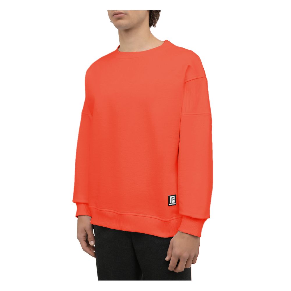 Orange Cotton Sweater