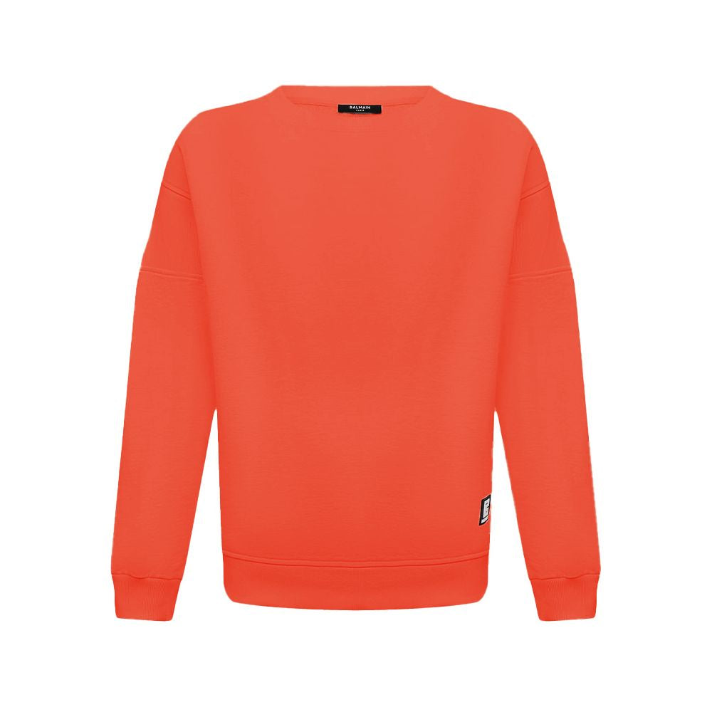 Orange Cotton Sweater