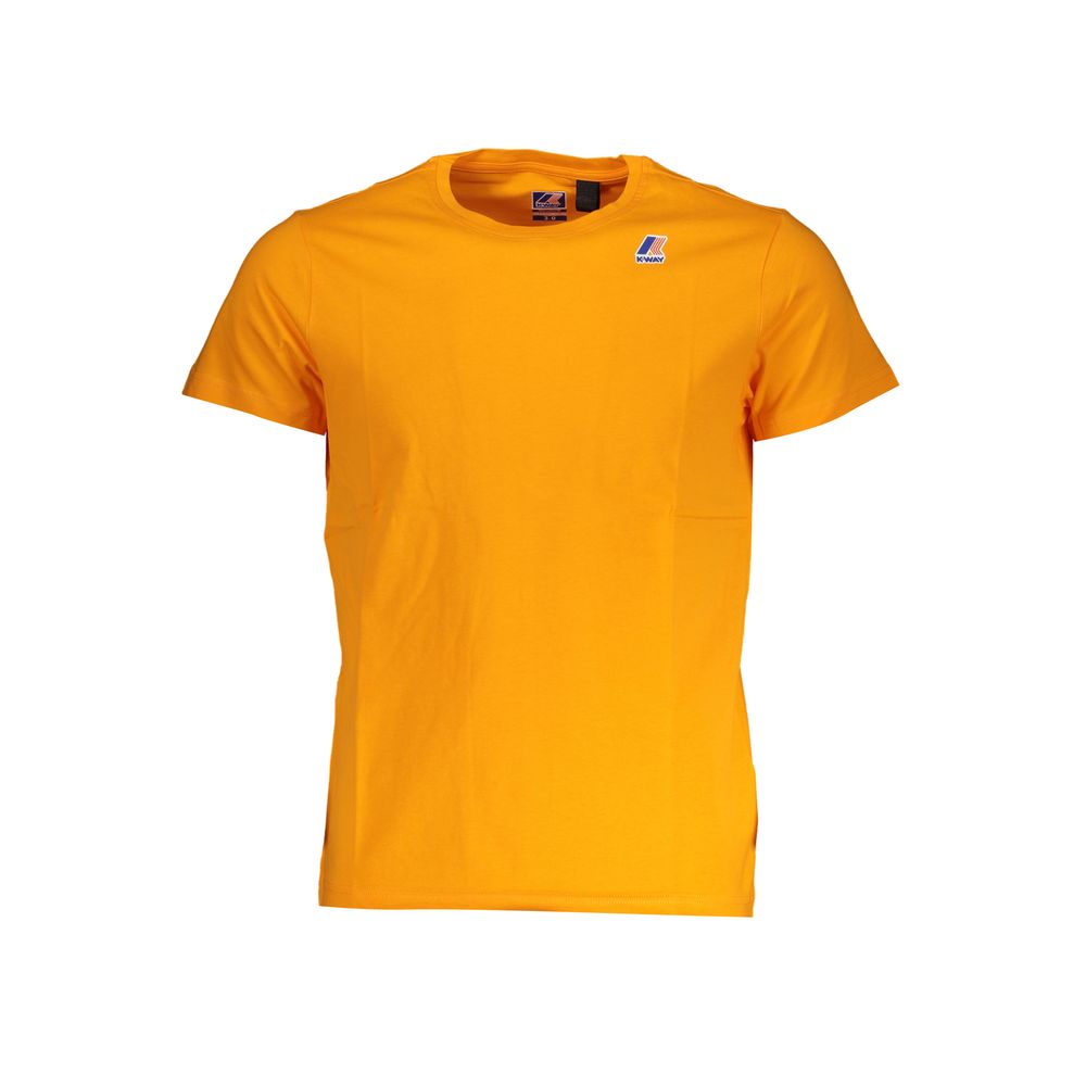 Orange Cotton T-Shirt-K-WAY-LabelTerrace.com