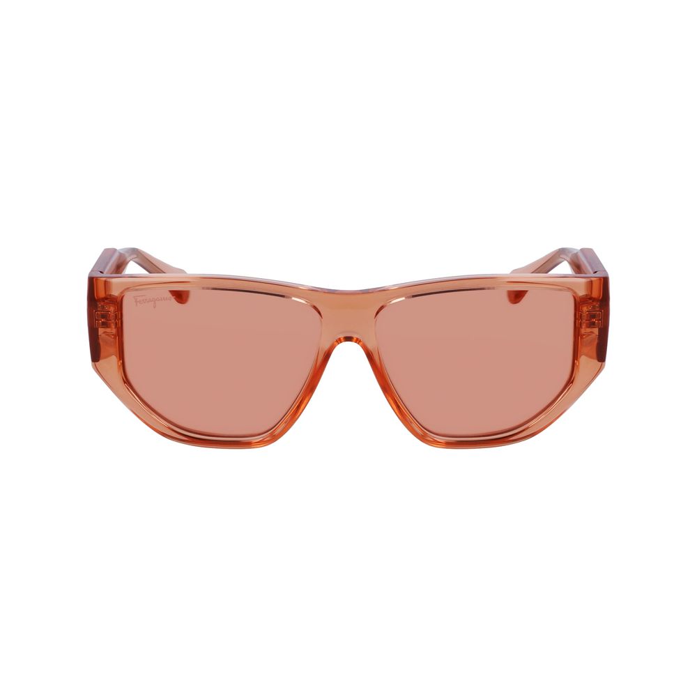 Orange Injected Sunglasses-Ferragamo-LabelTerrace.com