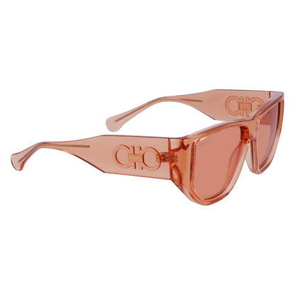 Orange Injected Sunglasses-Ferragamo-LabelTerrace.com
