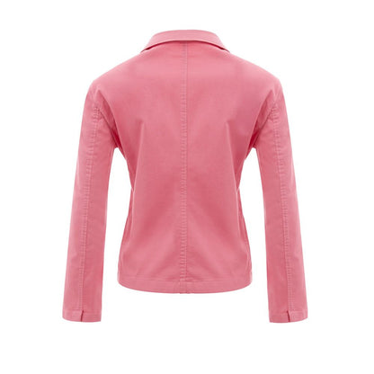 Pink Cotton Blazer