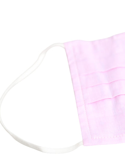 Pink Cotton Logo Elastic Ear Strap Face Mask