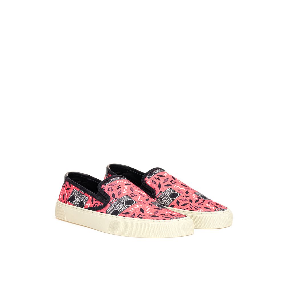 Pink Cotton Sneaker-Saint Laurent-LabelTerrace.com