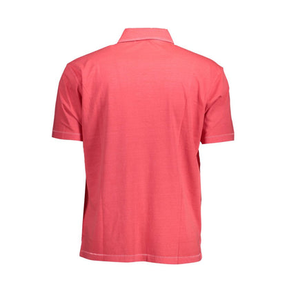 Pink Cotton Polo Shirt-Gant-LabelTerrace.com