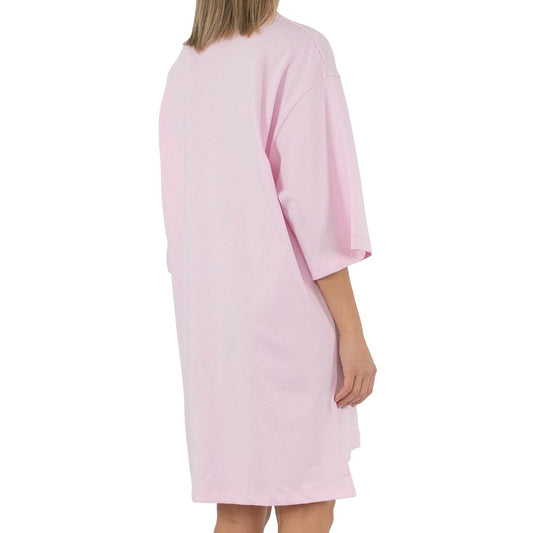 Pink Cotton Women Dress