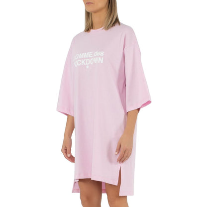 Pink Cotton Women Dress