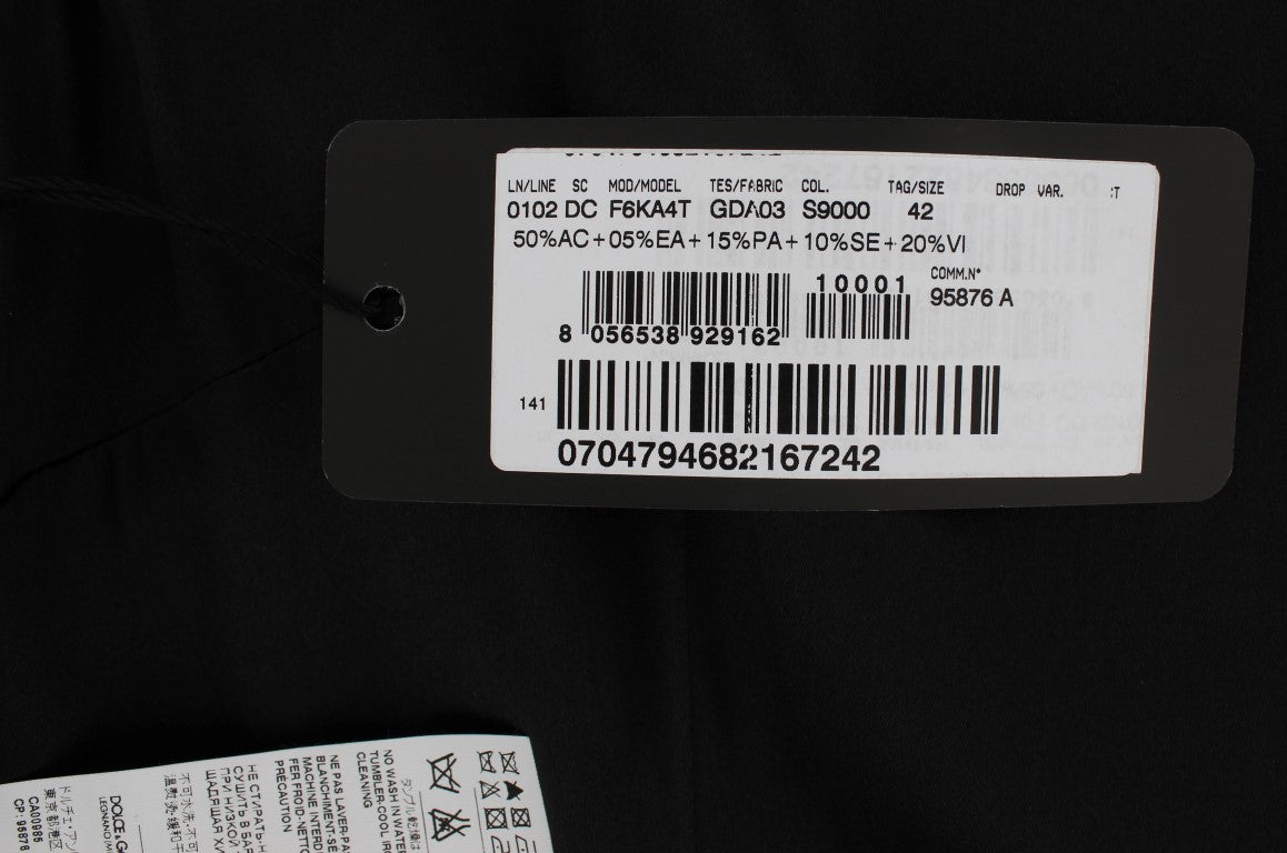 Pink Floral Print Long Maxi Sheath Dress-Dolce & Gabbana-LabelTerrace.com