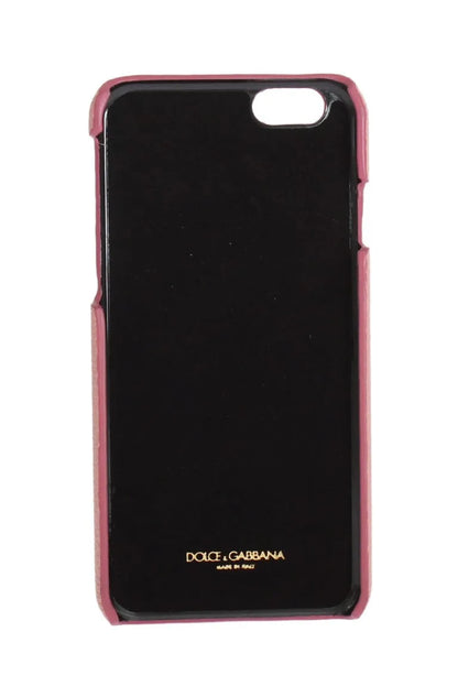 Pink Leather Heart Phone Cover-Dolce & Gabbana-LabelTerrace.com