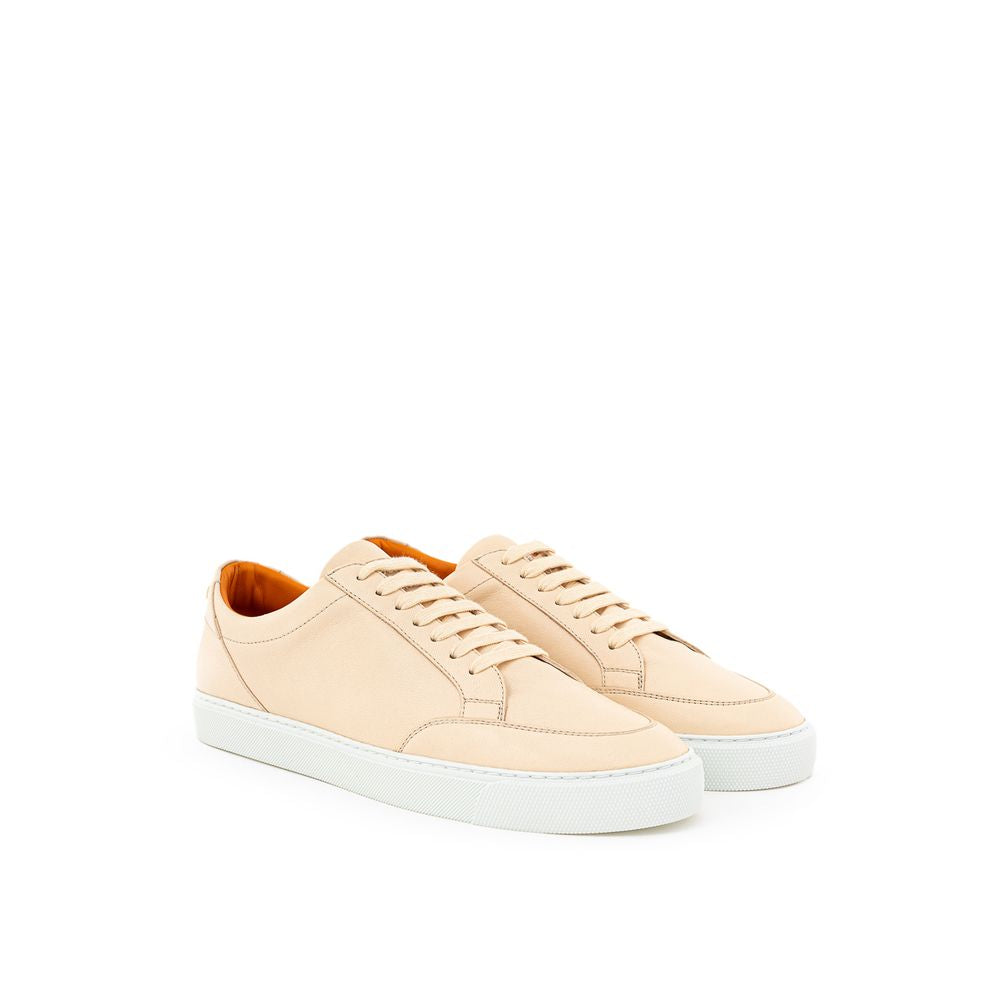 Pink Leather Sneaker-Burberry-LabelTerrace.com