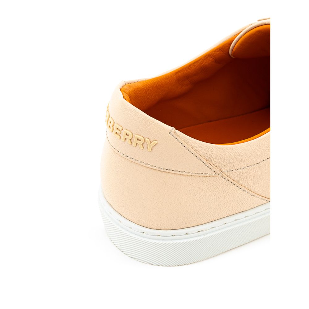 Pink Leather Sneaker-Burberry-LabelTerrace.com