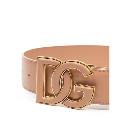 Pink Leather Regular Belt-Dolce & Gabbana-LabelTerrace.com