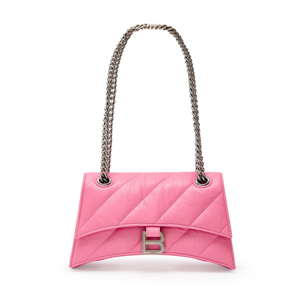 Pink Leather Shoulder Bag-Balenciaga-LabelTerrace.com