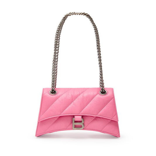 Pink Leather Shoulder Bag-Balenciaga-LabelTerrace.com