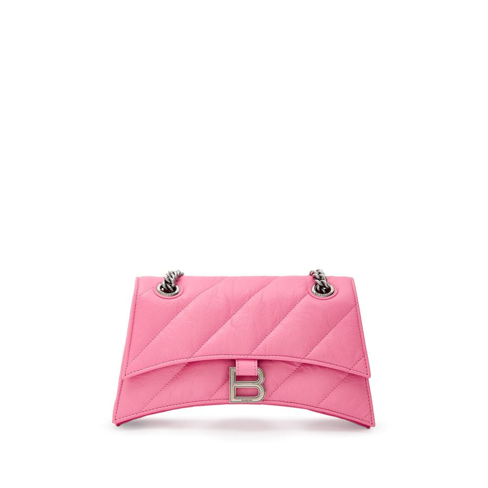 Pink Leather Shoulder Bag-Balenciaga-LabelTerrace.com