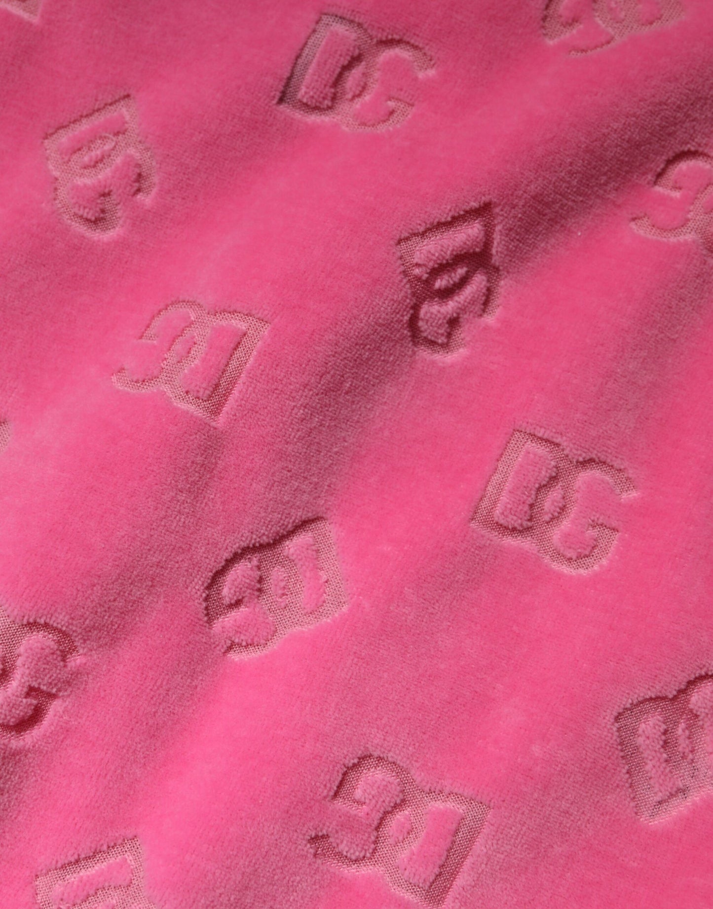 Pink Logo Monogram Long Sleeve Jumpsuit Dress