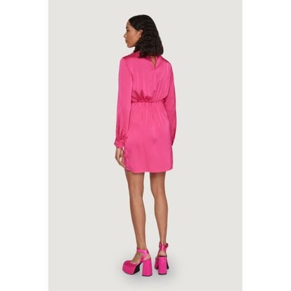 Pink Polyester Short