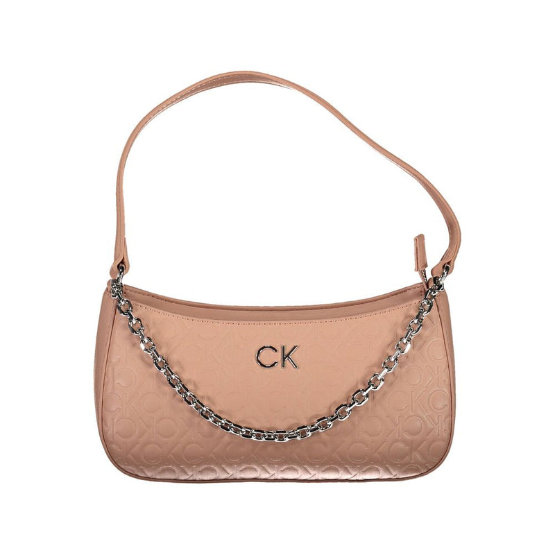 Pink Polyester Women Handbag-Calvin Klein-LabelTerrace.com