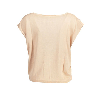 Pink Polyester Women Top