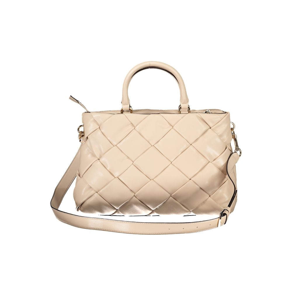 Pink Polyethylene Handbag-Guess Jeans-LabelTerrace.com