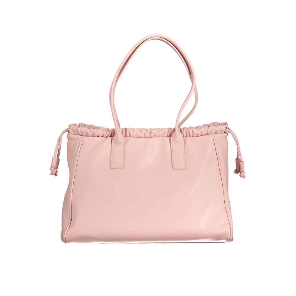 Pink Polyethylene Handbag-Mario Valentino-LabelTerrace.com