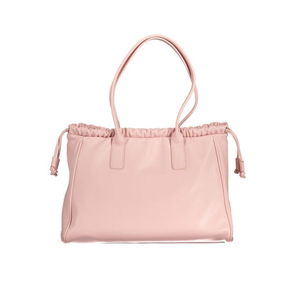 Pink Polyethylene Handbag-Mario Valentino-LabelTerrace.com