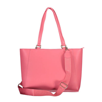 Pink Polyethylene Handbag-Mario Valentino-LabelTerrace.com