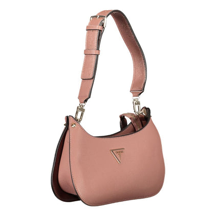 Pink Polyethylene Handbag-Guess Jeans-LabelTerrace.com
