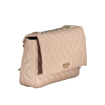 Pink Polyethylene Handbag-Guess Jeans-LabelTerrace.com
