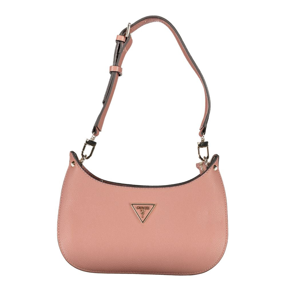 Pink Polyethylene Handbag-Guess Jeans-LabelTerrace.com