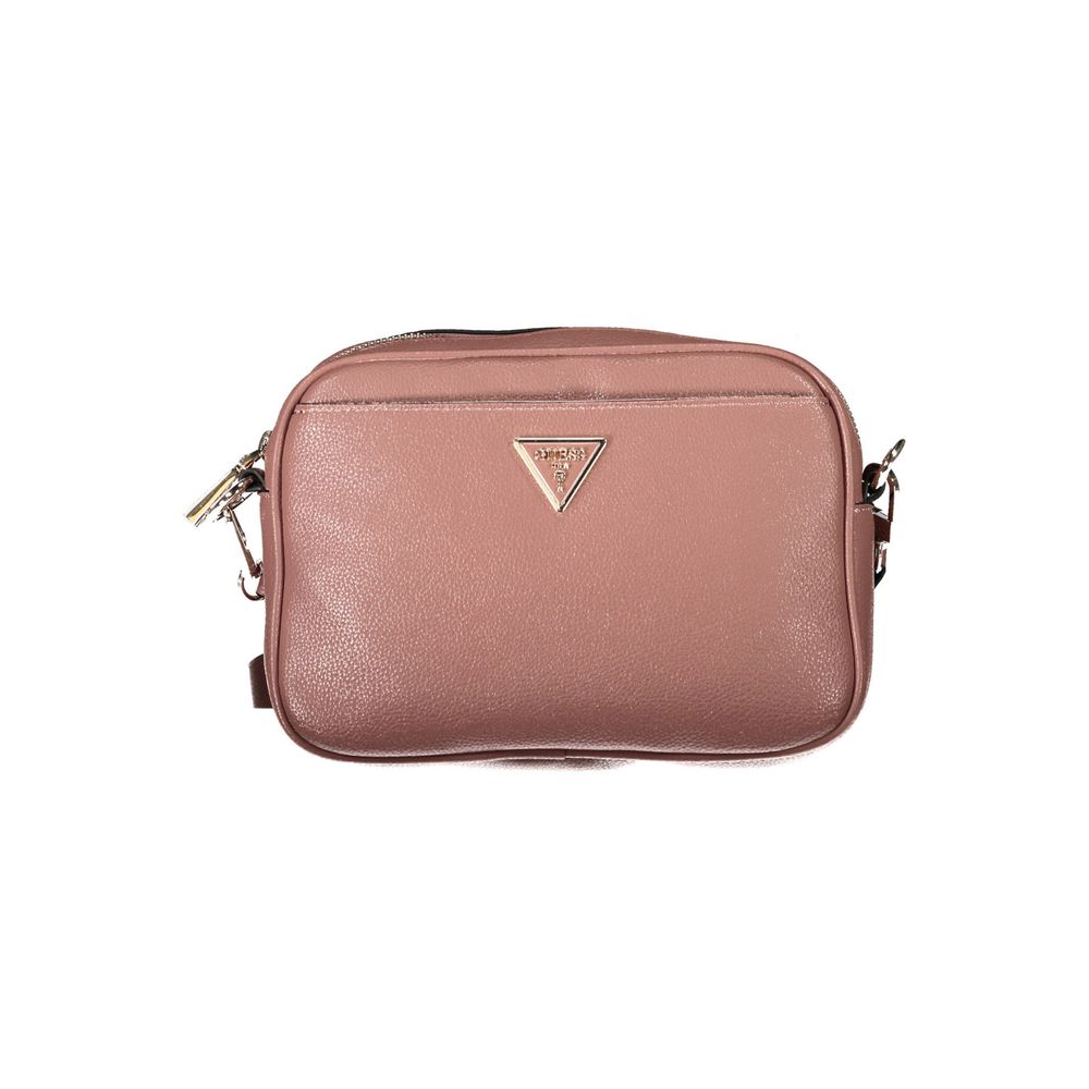 Pink Polyethylene Handbag-Guess Jeans-LabelTerrace.com