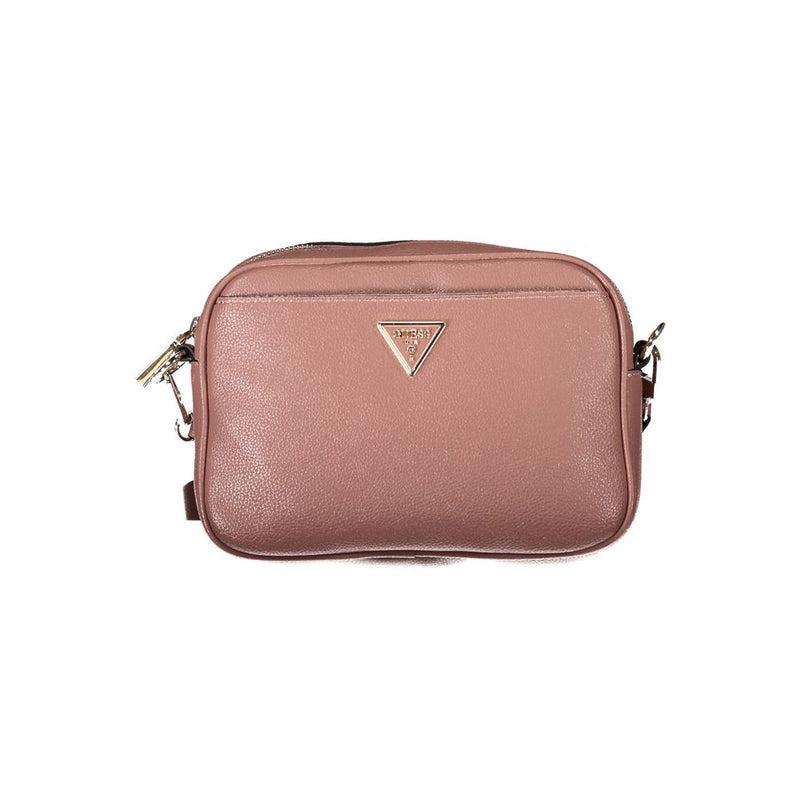 Pink Polyethylene Handbag-Guess Jeans-LabelTerrace.com