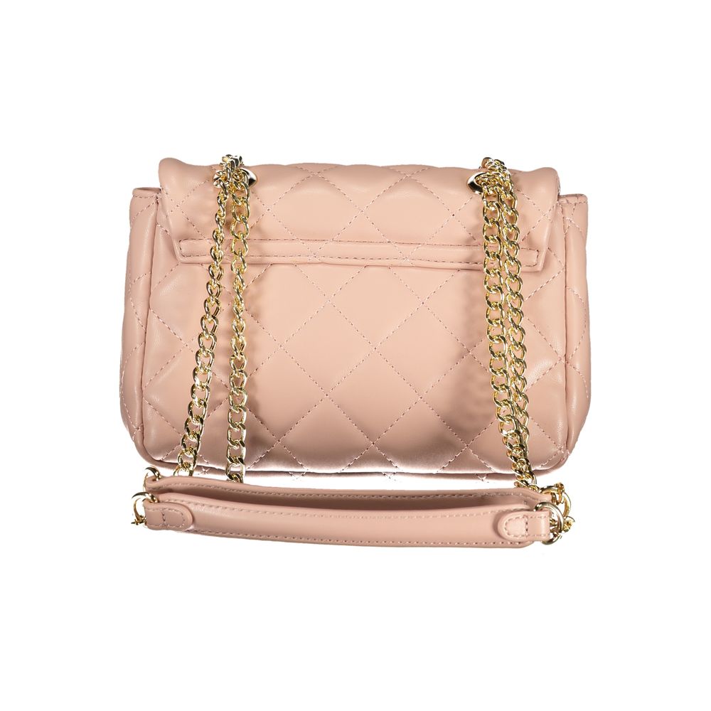 Pink Polyethylene Women Handbag-Mario Valentino-LabelTerrace.com