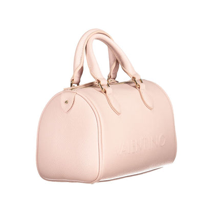 Pink Polyethylene Women Handbag