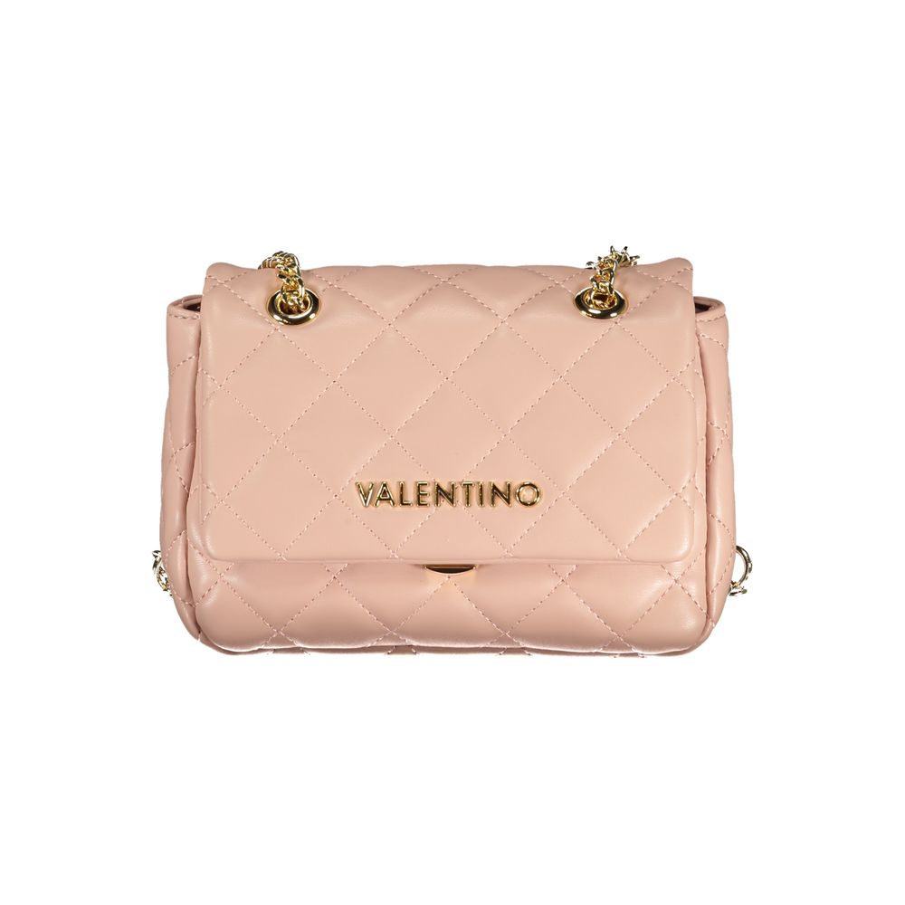 Pink Polyethylene Women Handbag-Mario Valentino-LabelTerrace.com