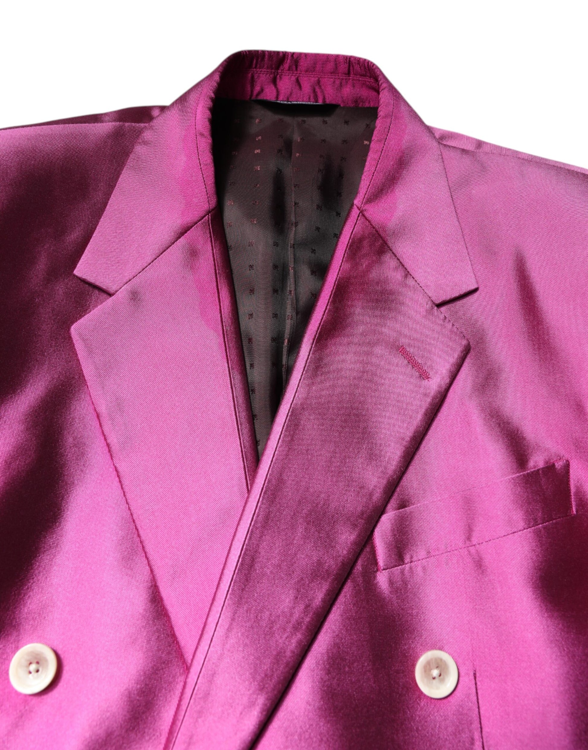 Pink SICILIA Double Breasted 3 Piece Suit-Dolce & Gabbana-LabelTerrace.com