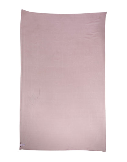 Pink Silk Rectangle Women Wrap Shawl Scarf-Dolce & Gabbana-LabelTerrace.com