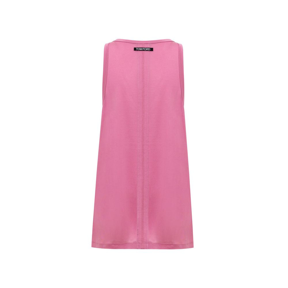 Pink Silk Tank Top-Tom Ford-LabelTerrace.com
