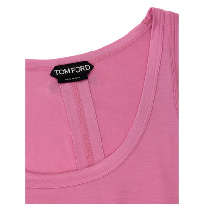 Pink Silk Tank Top-Tom Ford-LabelTerrace.com