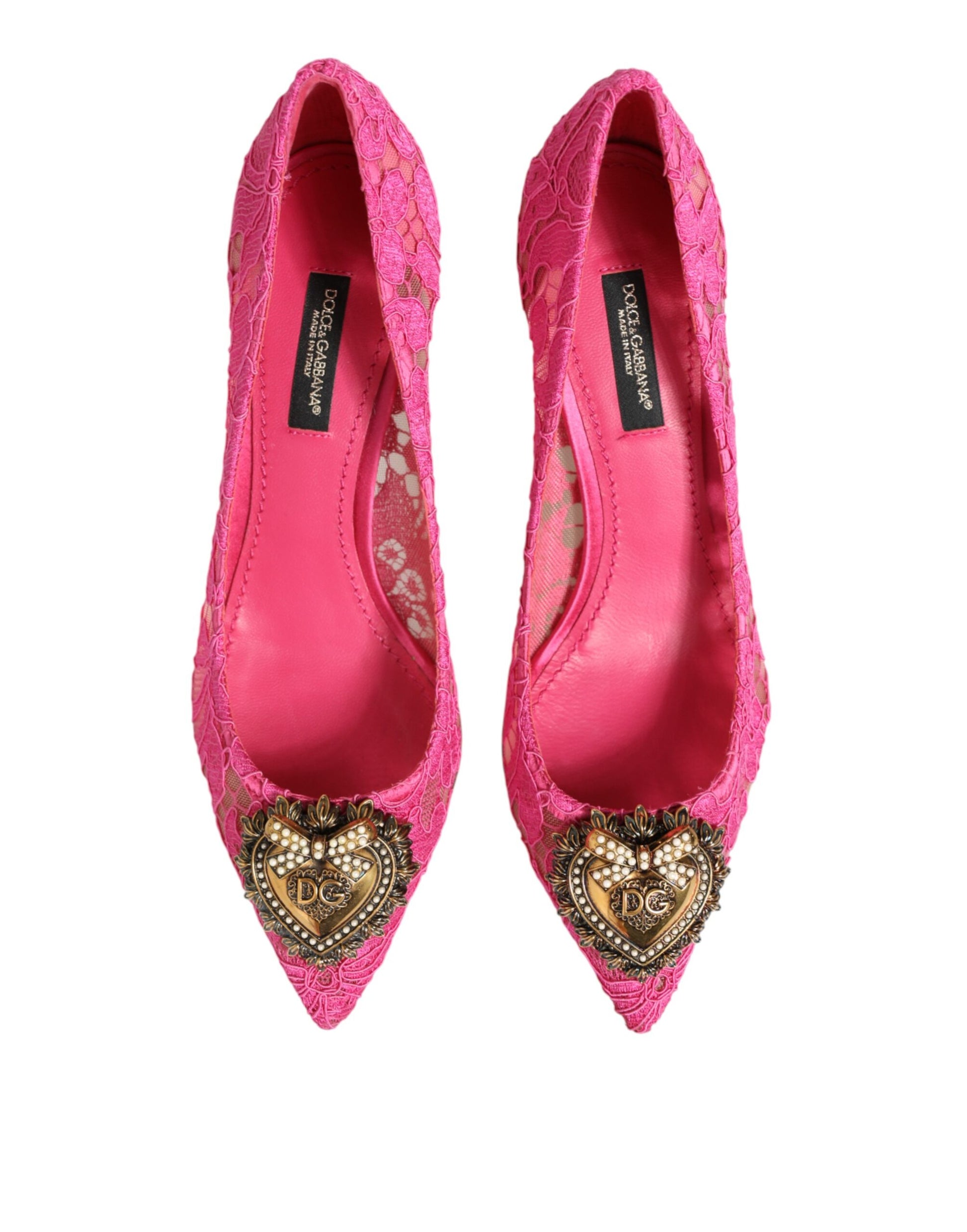 Pink Taormina Lace DEVOTION Pumps Shoes