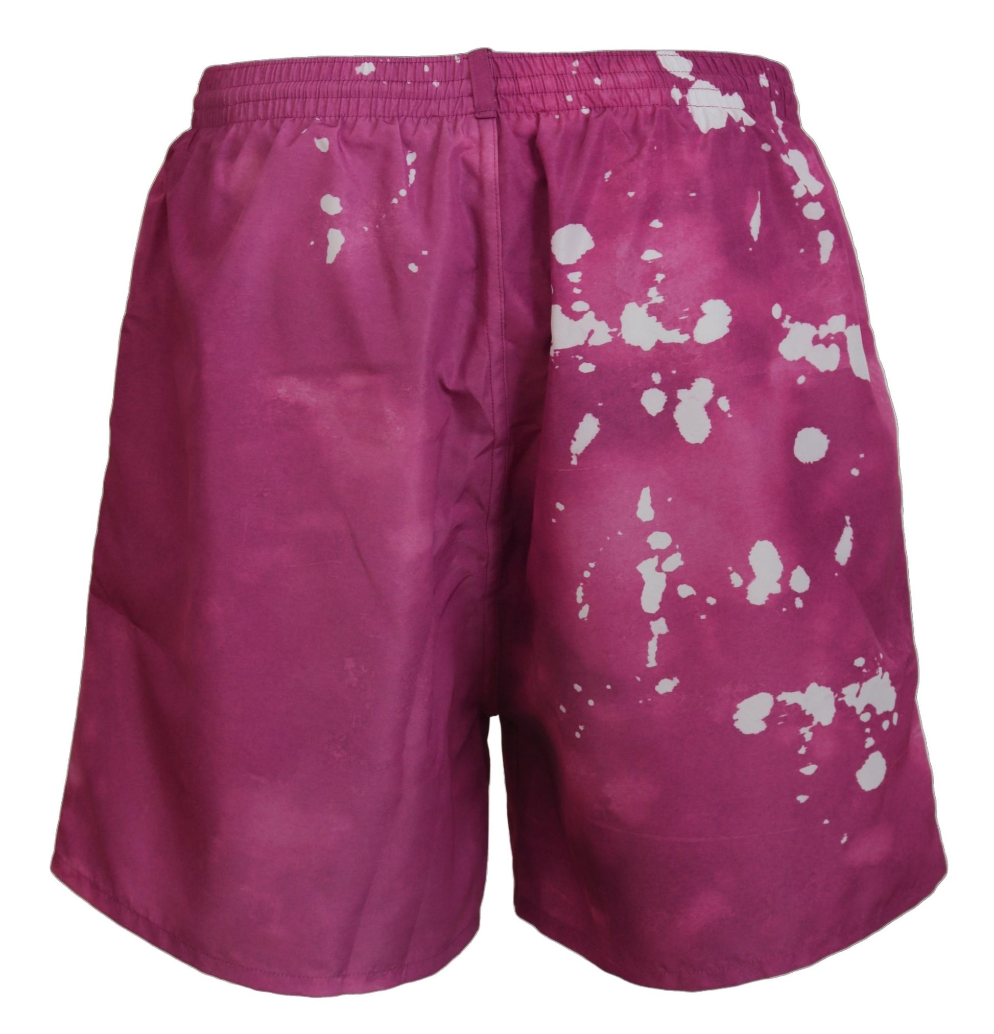Pink Tie Dye Logo Men Beachwear Shorts Swimwear-Dsquared²-LabelTerrace.com