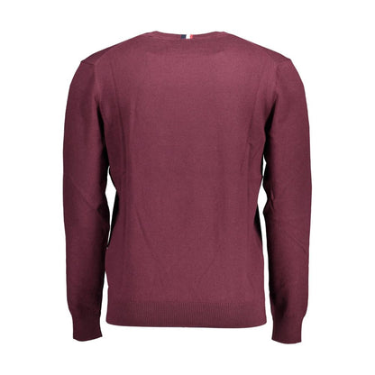 Purple Cotton Sweater-U.S. POLO ASSN.-LabelTerrace.com