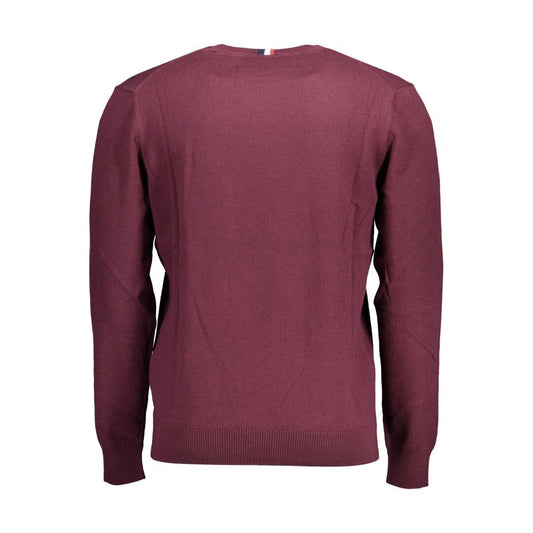 Purple Cotton Sweater-U.S. POLO ASSN.-LabelTerrace.com